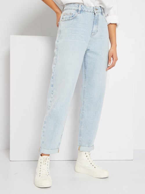 Calças de ganga corte slouchy - Kiabi