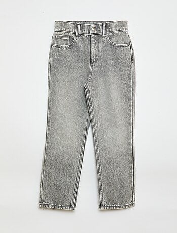 Calças de ganga de cintura subida