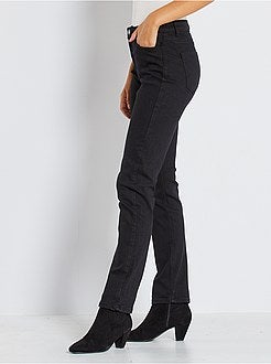 Calças de ganga de cintura subida de conceção ecológica - Kiabi