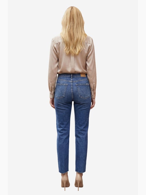 Calças de ganga de cintura subida de perna skinny my fashion - Kiabi Calças de ganga de cintura subida de perna skinny my fashion - Kiabi
