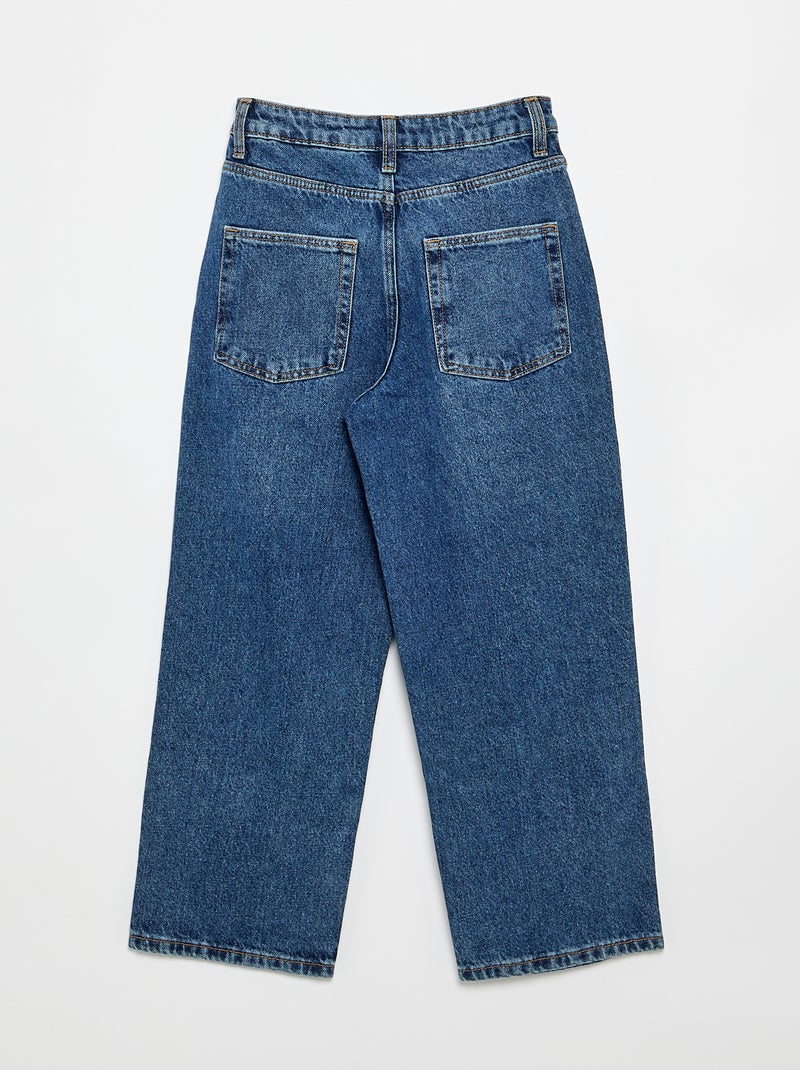 Calças de ganga de corte baggy Azul - Kiabi
