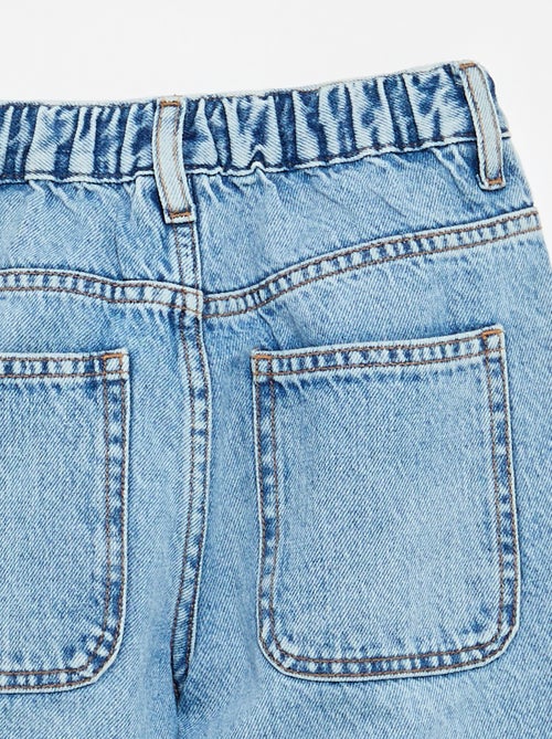 Calças de ganga de corte baggy com 5 bolsos - Kiabi