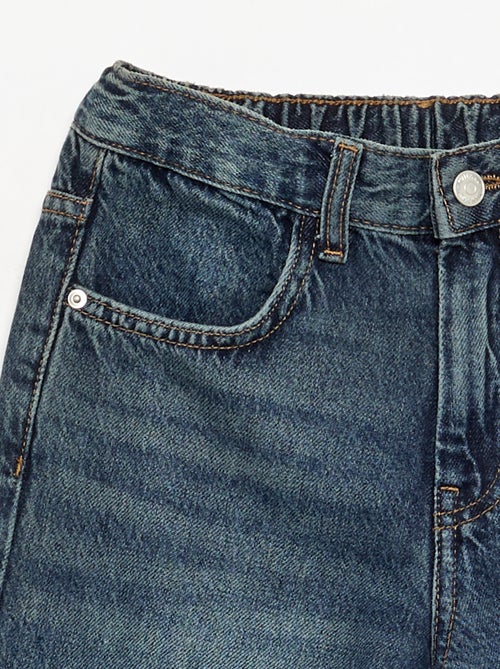 Calças de ganga de corte baggy com 5 bolsos - Kiabi