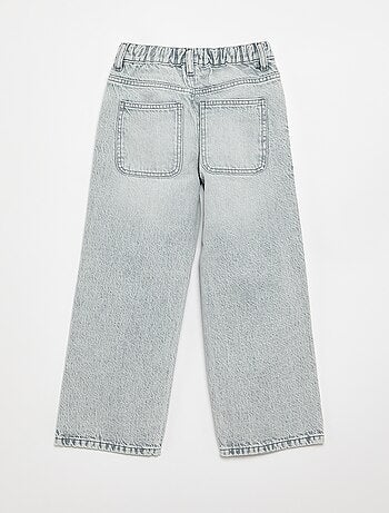 Calças de ganga de corte baggy com 5 bolsos