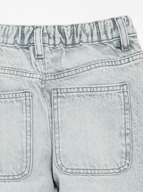 Calças de ganga de corte baggy com 5 bolsos - Kiabi
