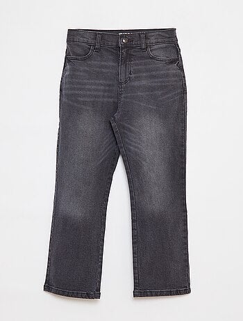 Calças de ganga de corte direito - Corte + confortável.