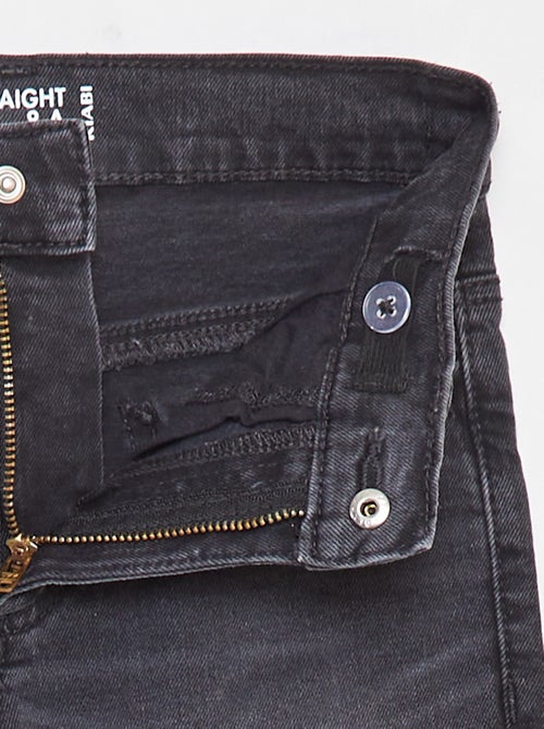 Calças de ganga de corte direito - Corte mais justo - Kiabi