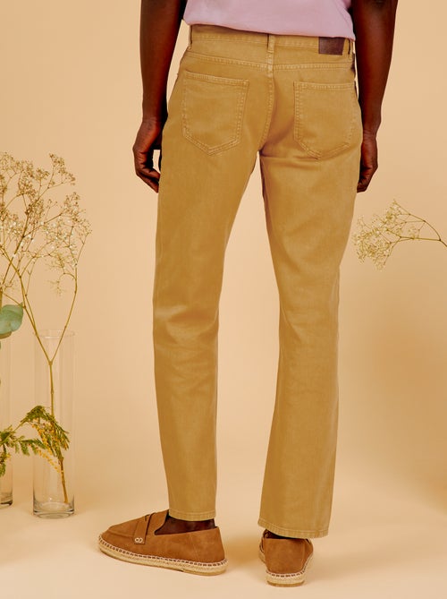 Calças de ganga de corte direito - L32 - Kiabi