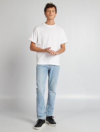 Calças de ganga de corte direito - L32