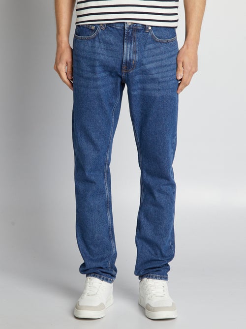 Calças de ganga de corte direito  - L34 - Kiabi