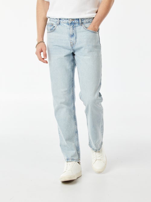 Calças de ganga de corte direito - Kiabi