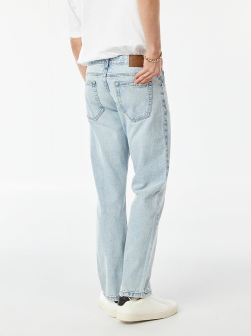 Calças de ganga de corte direito - Kiabi