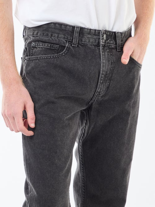 Calças de ganga de corte direito - Kiabi