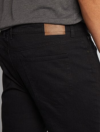 Calças de ganga de corte direito com 5 bolsos - L32