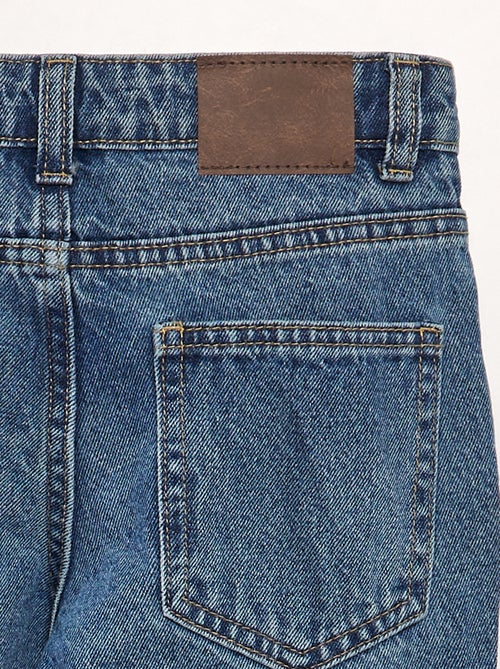 Calças de ganga de corte direito com 5 bolsos - Kiabi