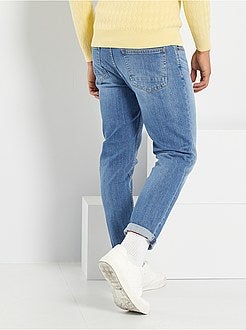 Calças de ganga de corte direito de 'conceção ecológica' L30 - Kiabi