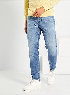 Calças de ganga de corte direito de 'conceção ecológica' L30 - Kiabi