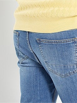 Calças de ganga de corte direito de 'conceção ecológica' L30 - Kiabi