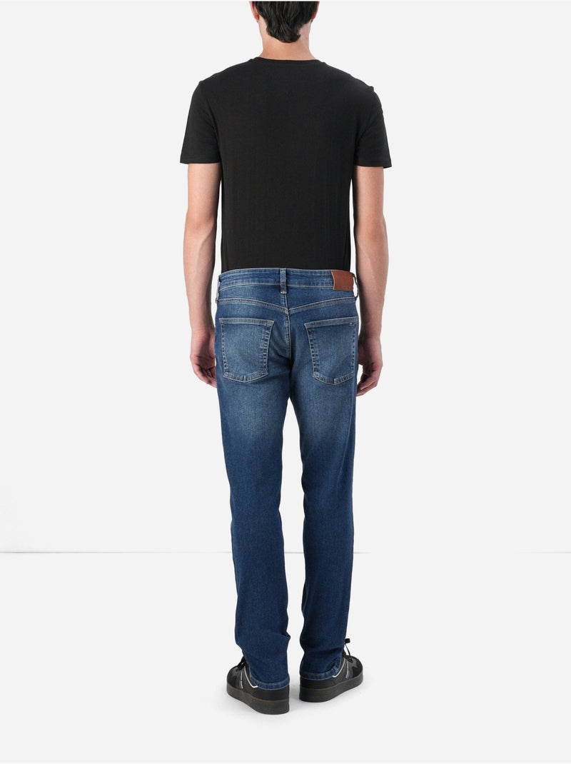 Calças de ganga de corte justo - Tommy jeans Azul escuro - Kiabi