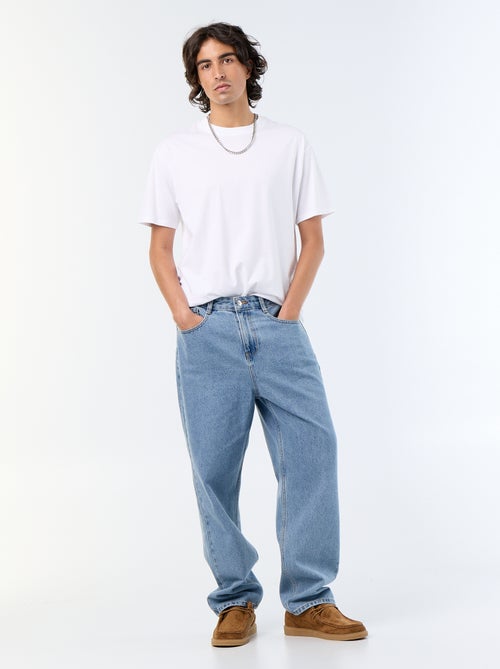 Calças de ganga de corte largo / relaxed fit - Kiabi