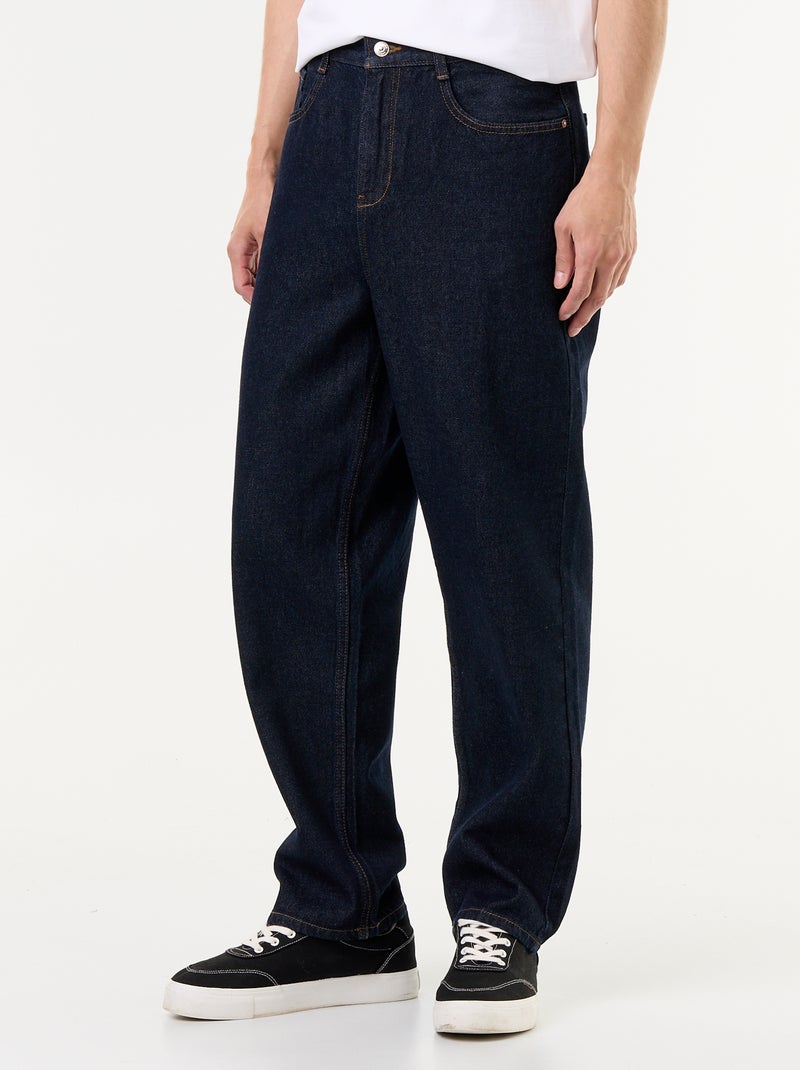 Calças de ganga de corte largo / relaxed fit Azul - Kiabi
