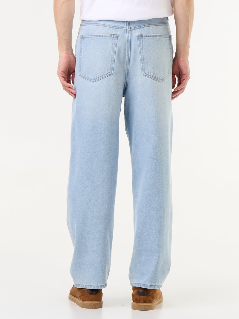 Calças de ganga de corte largo / relaxed fit Azul - Kiabi