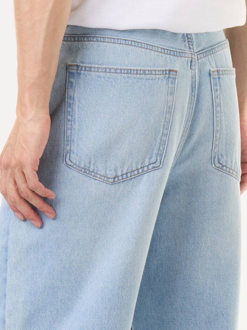 Calças de ganga de corte largo / relaxed fit Azul - Kiabi