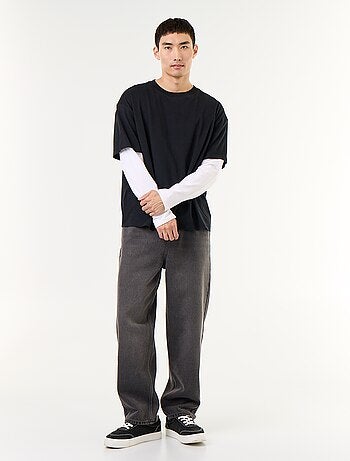 Calças de ganga de corte largo / relaxed fit