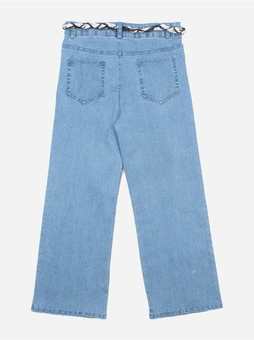 Calças de ganga de corte reto - Kids Star - Kiabi Calças de ganga de corte reto - Kids Star - Kiabi