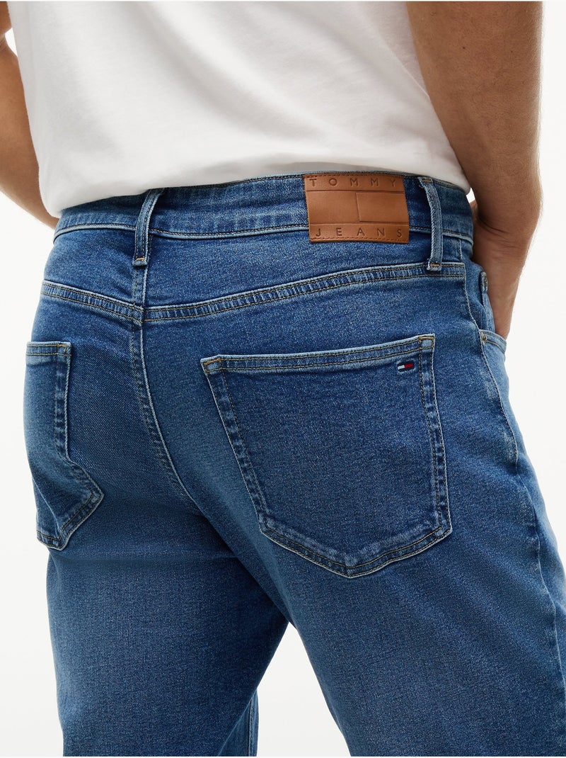 Calças de ganga de corte reto - tommy jeans Azul - Kiabi