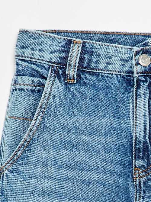 Calças de ganga de corte reto de 5 bolsos - Kiabi
