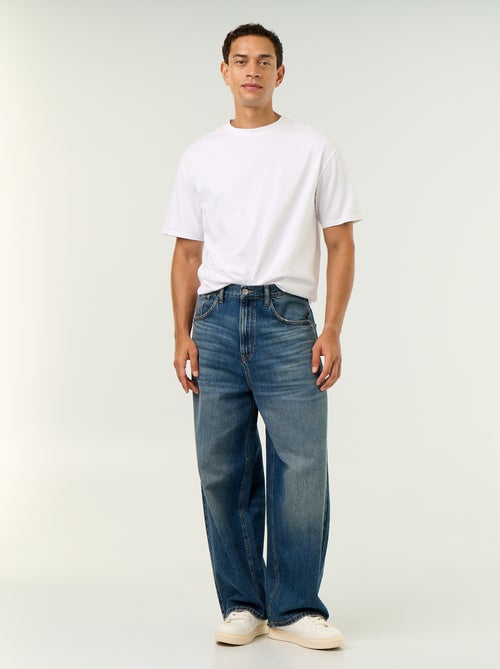 Calças de ganga de corte super baggy - Kiabi