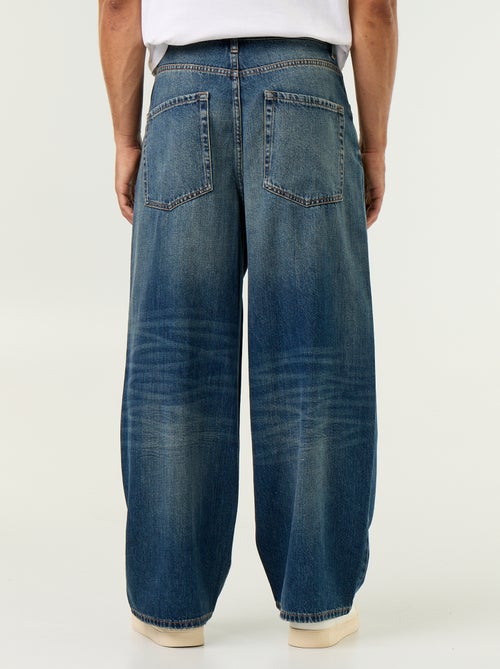Calças de ganga de corte super baggy - Kiabi