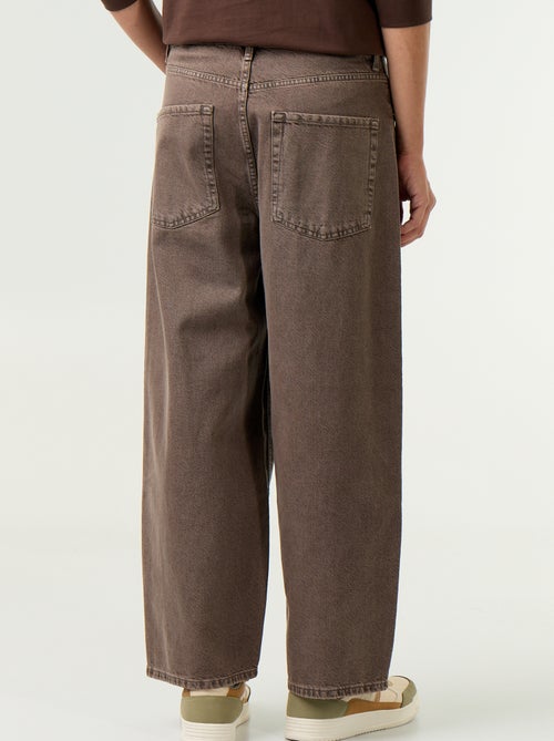 Calças de ganga de corte super baggy - Kiabi