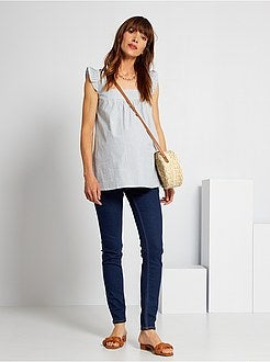 Calças de ganga de grávida com corte skinny - Kiabi