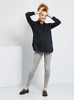 Calças de ganga de grávida com corte skinny - Kiabi