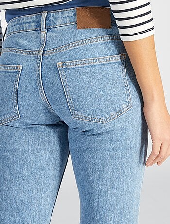 Calças de ganga de grávida corte flare