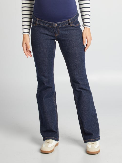 Calças de ganga de grávida corte flare - Kiabi