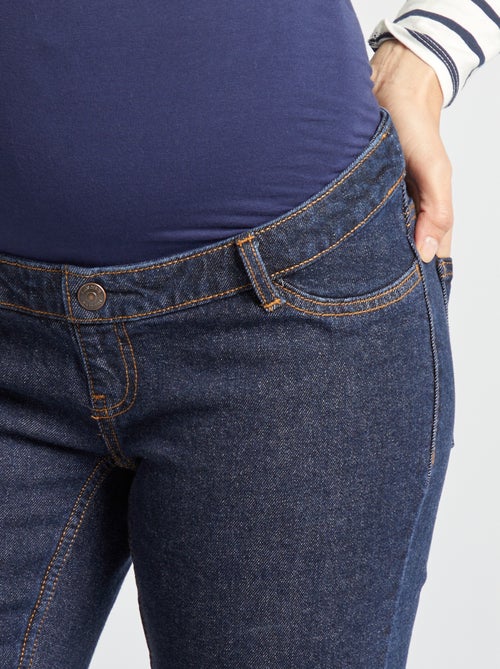 Calças de ganga de grávida corte flare - Kiabi