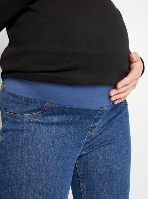 Calças de ganga de grávida super elásticas - Início da gravidez - pequena faixa - Kiabi
