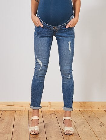 Futura mamã - Calças de ganga de gravidez slim fit - Kiabi