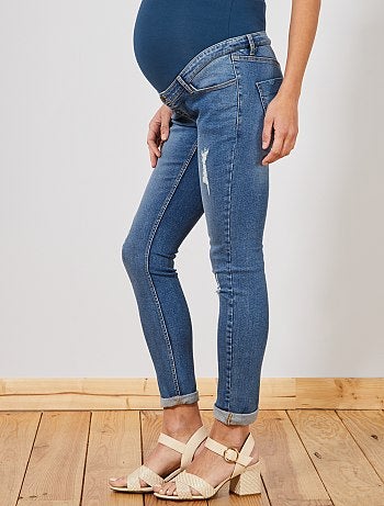 Futura mamã - Calças de ganga de gravidez slim fit - Kiabi