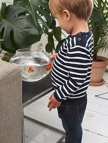 Calças de ganga direitas - Kiabi