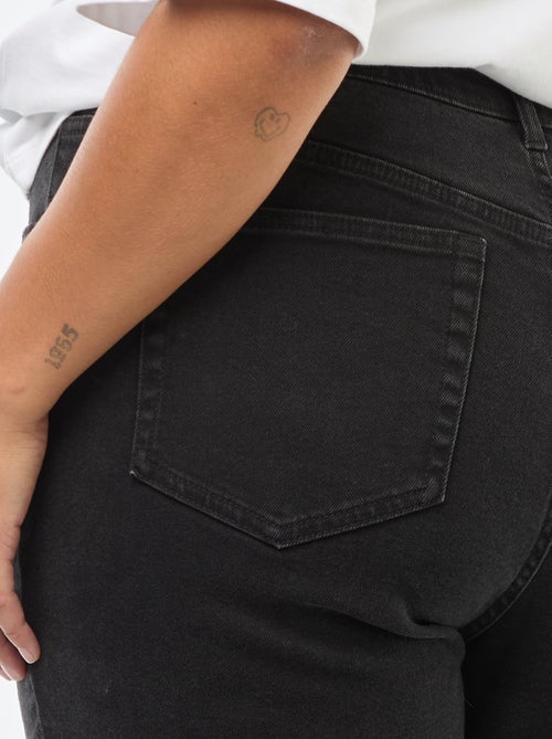 Calças de ganga elásticas straight - Kiabi