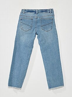 Calças de ganga em algodão elástico com 'estrelas' - Kiabi