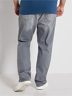 Calças de ganga em puro algodão - Kiabi