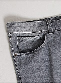 Calças de ganga em puro algodão - Kiabi