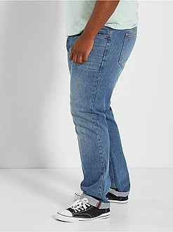 Calças de ganga em puro algodão - Kiabi