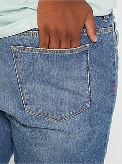 Calças de ganga em puro algodão - Kiabi