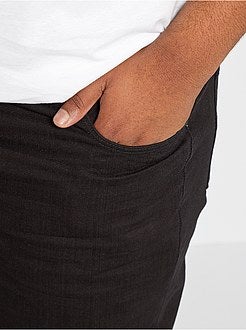 Calças de ganga em puro algodão - Kiabi